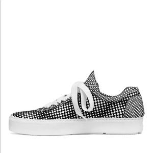 Stuart Weitzman Gaming Optic Nappa Sneaker Chunky